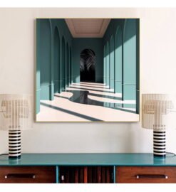 Abstract Architectural Interior Design Wall Art Fine Art Canvas Prints For Modern Home Office