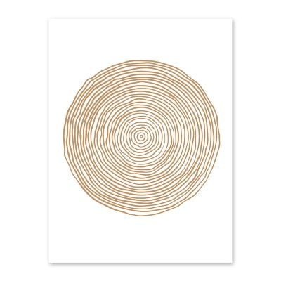 Abstract Minimalist Circles Wall Art Fine Art Canvas Prints Modern Pictures For Bohemian Decor