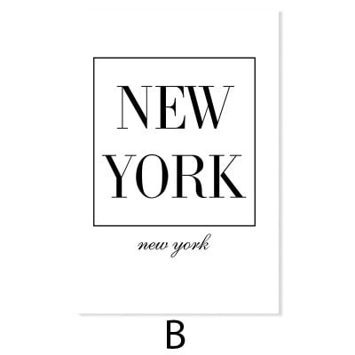 Black White New York Wall Art Fine Art Canvas Prints Modern Pictures For Home Office Decor