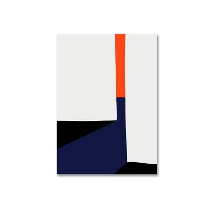 Bold Abstract Minimalist Color Block Wall Art Pictures For Modern Apartment Wall Decor