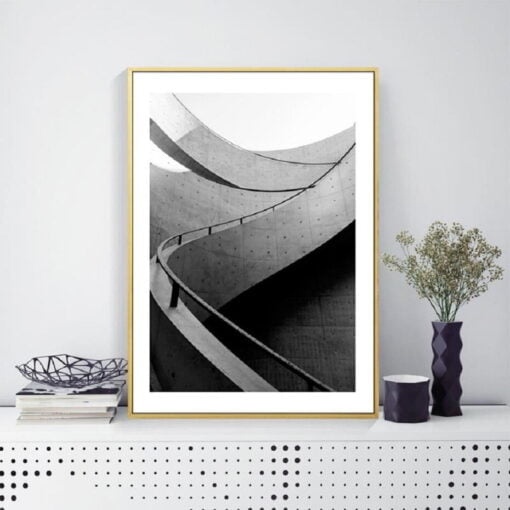 Classic Architectural Wall Art Black White Pictures For Modern Home Office Interior Decor