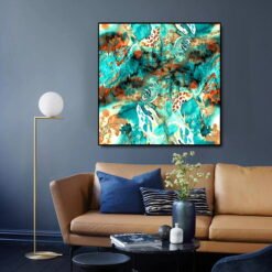 Colorful Floral Abstract Wall Art Botanical Pictures For Living Room Bedroom Art Decor