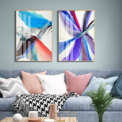 Colorful Scandinavian Abstract Wall Art Pictures For Living Room Modern Home Office Decor