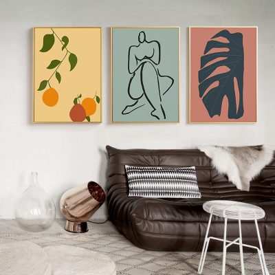 Colorful Still Life Bohemian Gallery Wall Art Pictures For Modern Living Room Decor