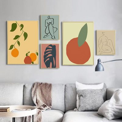 Colorful Still Life Bohemian Gallery Wall Art Pictures For Modern Living Room Decor