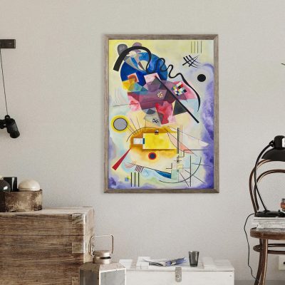 Contemporary Classic Abstract Wall Art Colorful Picture For Modern Apartment Living Room