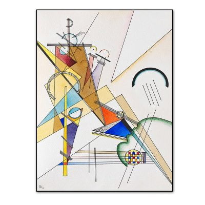 Contemporary Classic Abstract Wall Art Colorful Picture For Modern Apartment Living Room