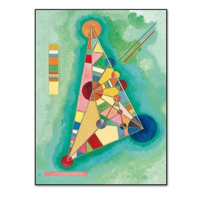 Contemporary Classic Abstract Wall Art Colorful Picture For Modern Apartment Living Room