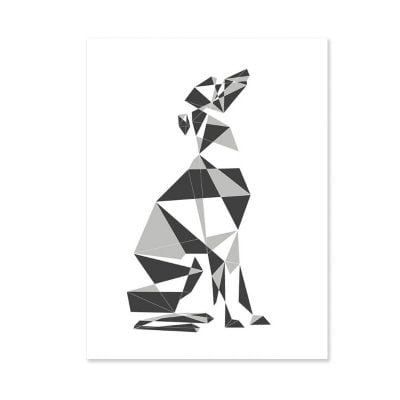 Dog Lovers All You Need Is Love And A Dog Black & White Poster For Kitchen Home Decor