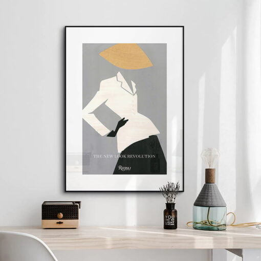 Elegant Fashion Model Figure Art Fine Art Canvas Print Picture For Living Room Salon Decor
