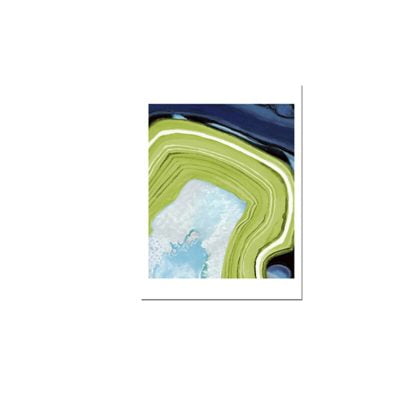 Green Blue Ice Marble Wall Art Abstract Pictures For Modern Living Room Home Art Decor