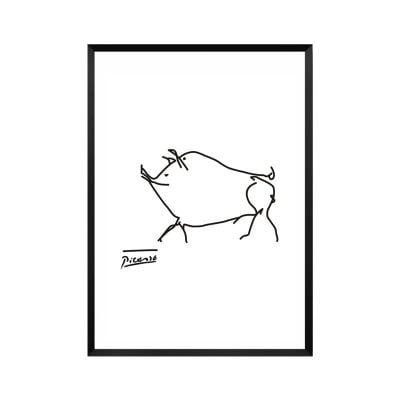 Minimalist Animals Line Art Fine Art Canvas Prints Pictures For Living Room Bedroom Art Decor