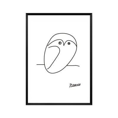 Minimalist Animals Line Art Fine Art Canvas Prints Pictures For Living Room Bedroom Art Decor