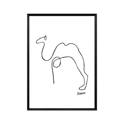 Minimalist Animals Line Art Fine Art Canvas Prints Pictures For Living Room Bedroom Art Decor