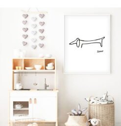 Minimalist Animals Line Art Fine Art Canvas Prints Pictures For Living Room Bedroom Art Decor