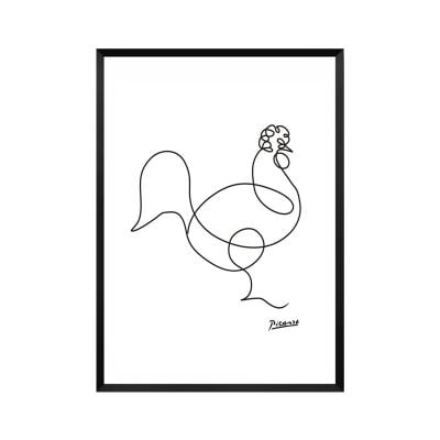 Minimalist Animals Line Art Fine Art Canvas Prints Pictures For Living Room Bedroom Art Decor