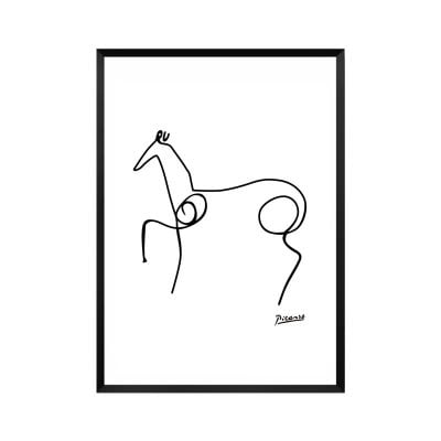 Minimalist Animals Line Art Fine Art Canvas Prints Pictures For Living Room Bedroom Art Decor