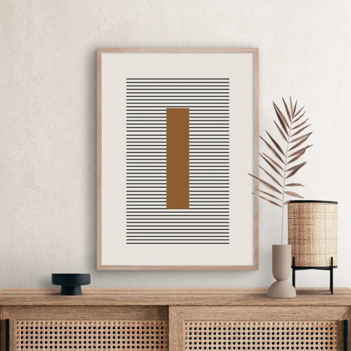 Minimalist Geometric Compositions Modern Abstract Wall Art For Bedroom