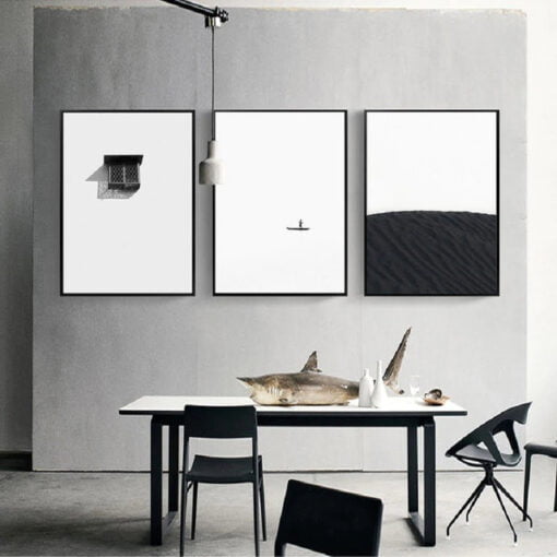 Minimalist Modern Abstract Architectural Wall Art Pictures For Living Room Home Office Decor