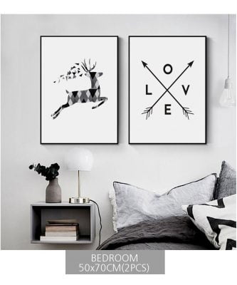 Minimalist Nordic Adventurist Gallery Wall Art Fine Art Canvas Prints Scandinavian Interior Decor