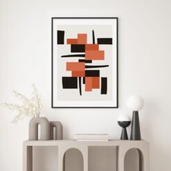 Minimalist Urban Abstract Nordic Wall Art For Living Room Modern Home Office Decor