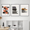 Minimalist Urban Abstract Nordic Wall Art For Living Room Modern Home Office Decor