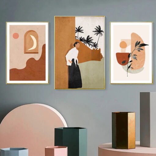 Modern Abstract Architectural Still Life Wall Art Fine Art Canvas Prints For Living Room