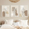 Modern Abstract Body Lines Fashion Wall Art For Bedroom Living Room Salon Art Decor