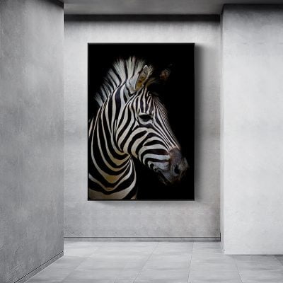 Modern Black & White Wildlife Wall Art Minimalist Nature Pictures For Home Office Interiors