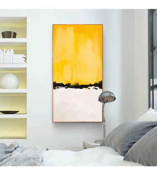 Modern Colors Abstract Wall Art Contemporary Color Block Pictures For Luxury Home Decor