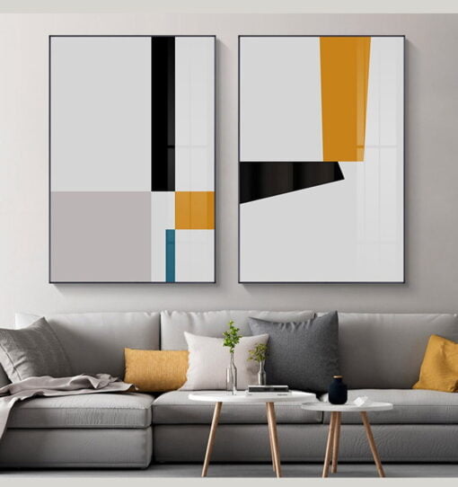 Modern Minimalist Design Scandinavian Abstract Wall Art For Loft Apartment Living Room Decor