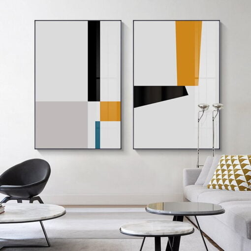 Modern Minimalist Design Scandinavian Abstract Wall Art For Loft Apartment Living Room Decor