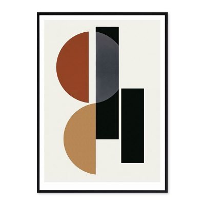 Neutral Colors Abstract Geometry Wall Art Nordic Pictures For Modern Home Office Interiors