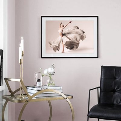 Peach Rose Bohemian Gallery Wall Art Fashion Pictures For Bedroom Living Room Decor