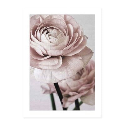 Pink Rose Peonies Romantic Lovers Quote Nordic Living Room Gallery Wall Art Pictures