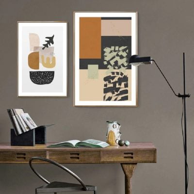 Scandinavian Abstract Still Life Nature Gallery Wall Art Pictures For Modern Home Decor