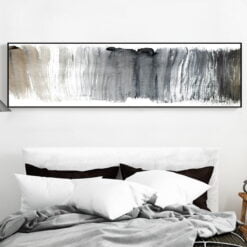 Urban Shades Of Black Gray Beige Abstract Wall Art Wide Format Pictures For Living Room