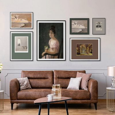 Vintage Portrait Classical Gallery Wall Art Pictures For Living Room Bedroom Art Decor