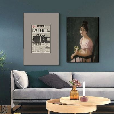 Vintage Portrait Classical Gallery Wall Art Pictures For Living Room Bedroom Art Decor