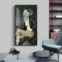 Animal Portraits Abstract Wall Art Pictures For Living Room Dining Room Home Office Decor