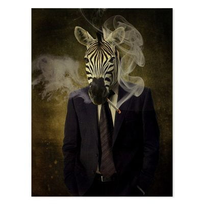 Animal Portraits Abstract Wall Art Pictures For Living Room Dining Room Home Office Decor