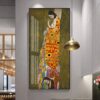 Classic Gustav Klimt Wall Art Fine Art Canvas Prints Bohemian Pictures For Entrance Hall