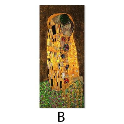 Classic Gustav Klimt Wall Art Fine Art Canvas Prints Bohemian Pictures For Entrance Hall