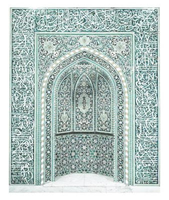 Jade Green Moroccan Arch Sun Sea Gallery Wall Art For Bohemian Living Room Decor