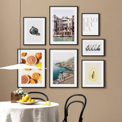 Mediterranean Inspiration Gallery Wall Art Modern Lifestyle Pictures For Living Room Decor