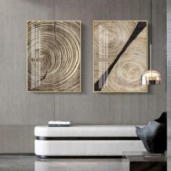 Modern Abstract Wood Grain Wall Art Fine Art Canvas Prints For Modern Loft Art Decor