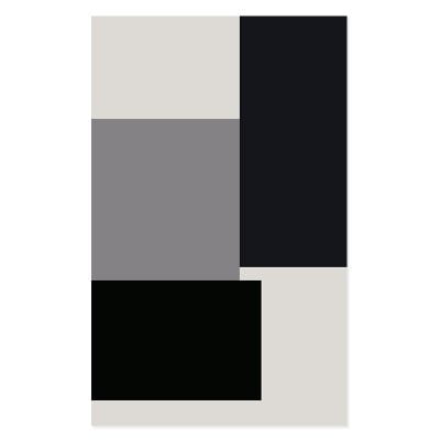 Modern Black White Gray Abstract Wall Art Bold Geometric Pictures For Home Office Decor