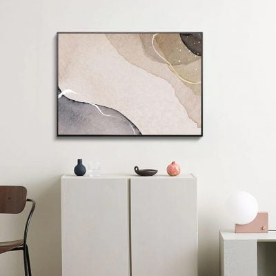 Modern Lifestyle Abstract Nature Gallery Wall Art Natural Hues Pictures For Living Room Decor