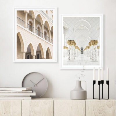 Ornate Mosque Inspirational Architectural Wall Art Pictures For Living Room Home Office