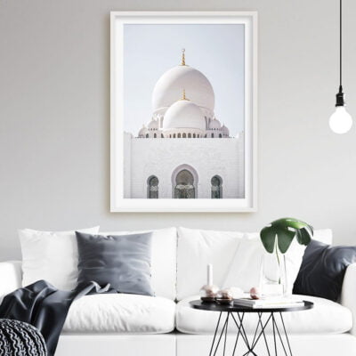 Ornate Mosque Inspirational Architectural Wall Art Pictures For Living Room Home Office